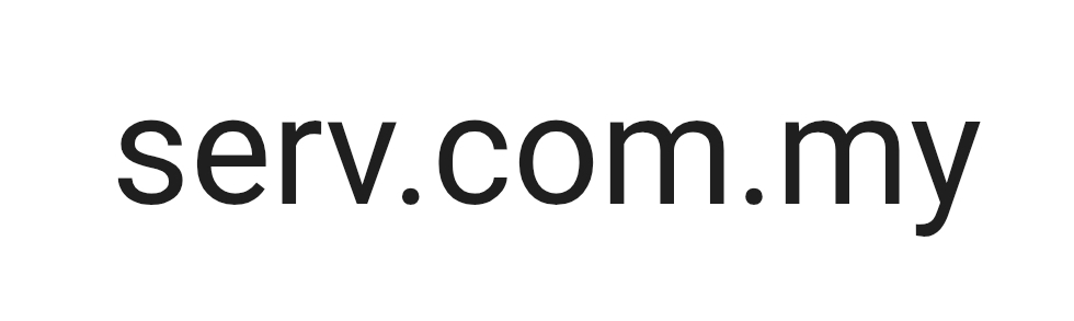 Domain website SERV.COM.MY for sale! Domain Only!