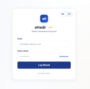 eHADIR — SISTEM PENGURUSAN KEHADIRAN DIGITAL